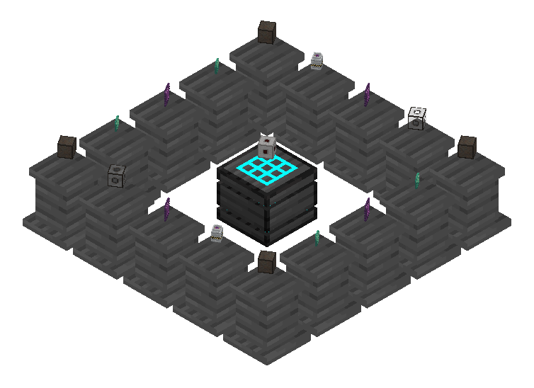 Fusion Reactor Controller: Crafting Core and sixteen filled Pedestals